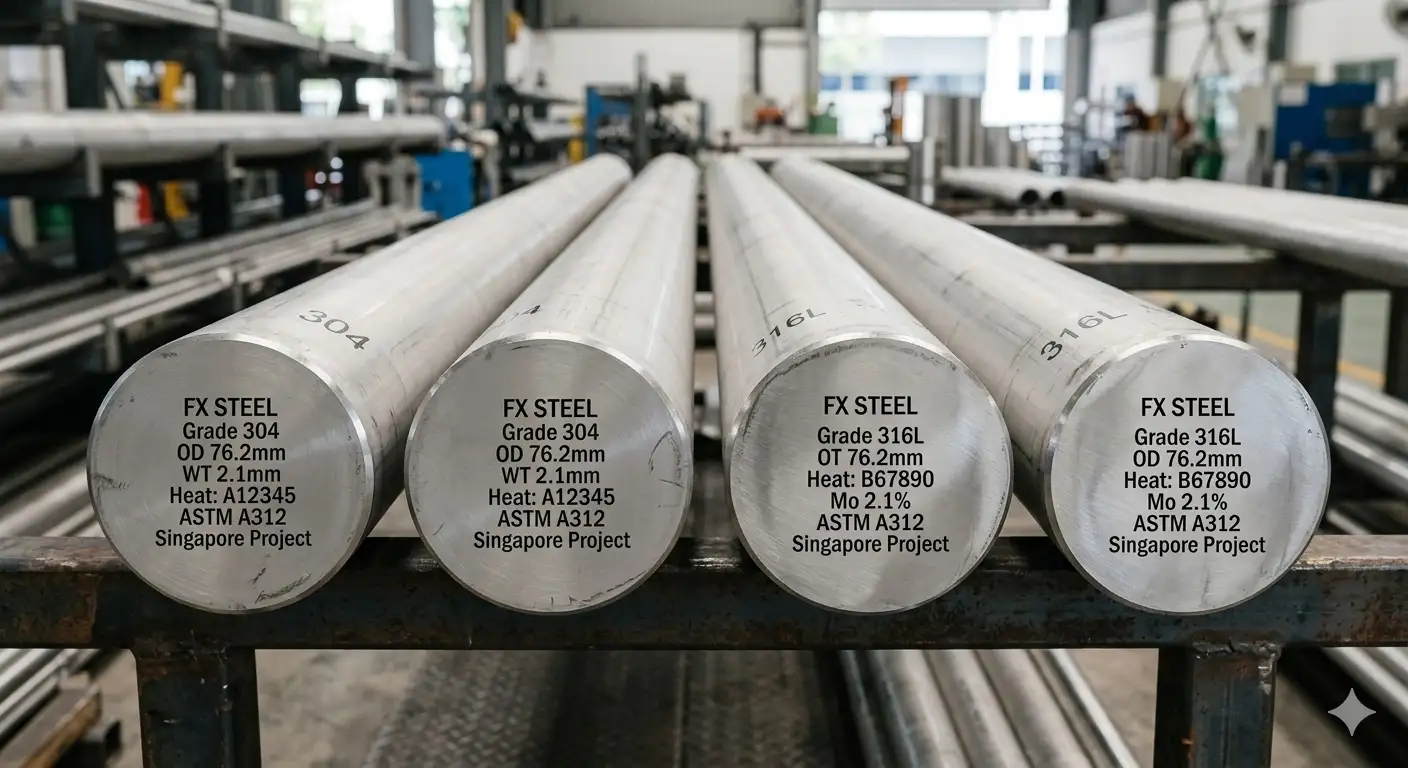 304 vs 316L stainless steel comparison material image from FX Stainless Steel