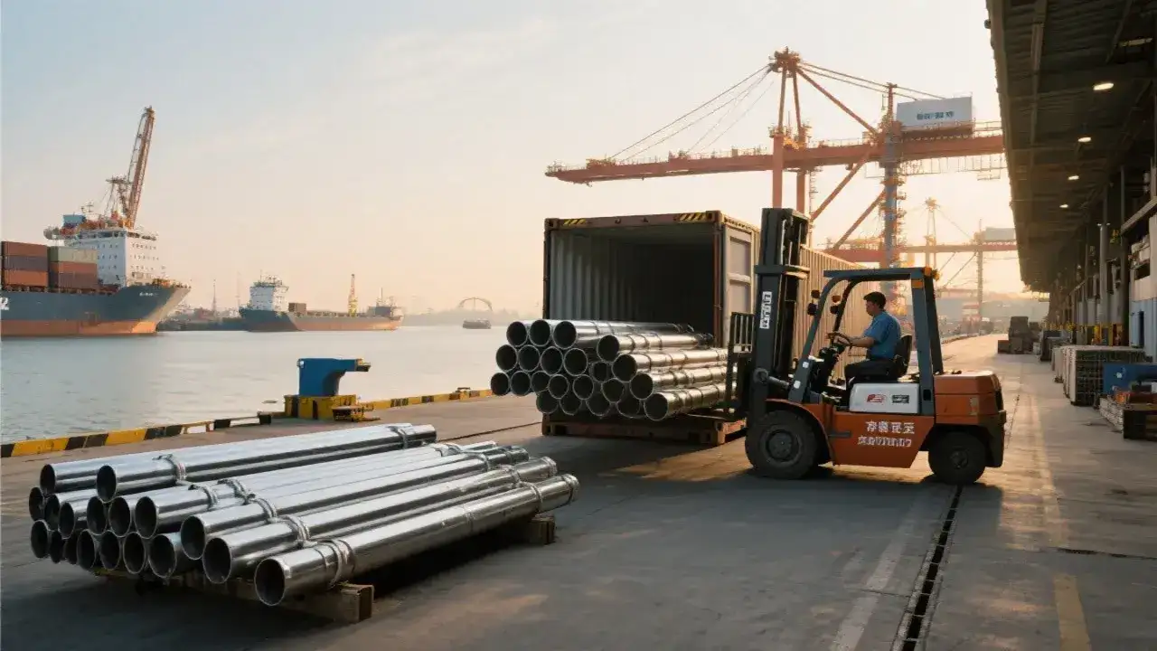 Stainless steel pipe from China prepared for Southeast Asia project sourcing