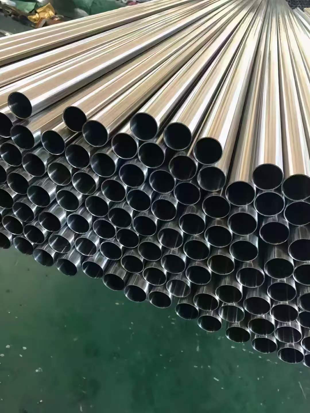 Stainless steel pipes prepared for industrial and project supply review